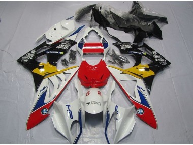 Vermelho Branco Amarelo Carenagem S1000RR 2009-2014