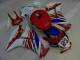 Vermelho Branco Azul 23 Carenagem CBR 1000RR 2012-2016 Vermelho Branco Azul 23 Carenagem CBR 1000RR 2012-2016