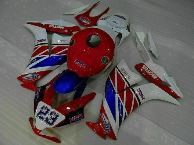 Vermelho Branco Azul 23 Carenagem CBR 1000RR 2012-2016 Vermelho Branco Azul 23 Carenagem CBR 1000RR 2012-2016