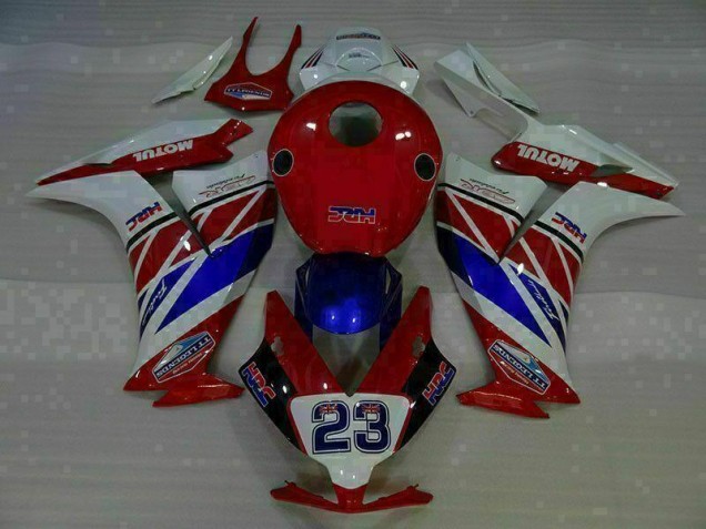 Vermelho Branco Azul 23 Carenagem CBR 1000RR 2012-2016 Vermelho Branco Azul 23 Carenagem CBR 1000RR 2012-2016