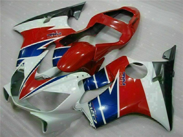Vermelho Branco Azul Carenagem CBR 600 F4i 2001-2003 Vermelho Branco Azul Carenagem CBR 600 F4i 2001-2003