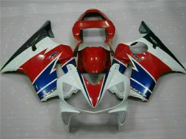 Vermelho Branco Azul Carenagem CBR 600 F4i 2001-2003