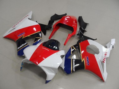 Vermelho Branco Azul Escuro Carenagem CBR 900RR 954 2002-2003