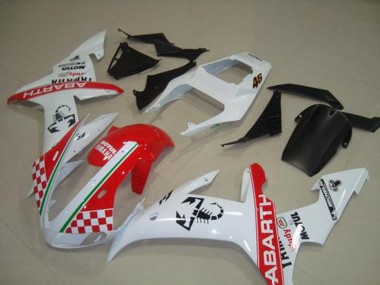 Vermelho Branco Bandeira Carenagem R1 2002-2003