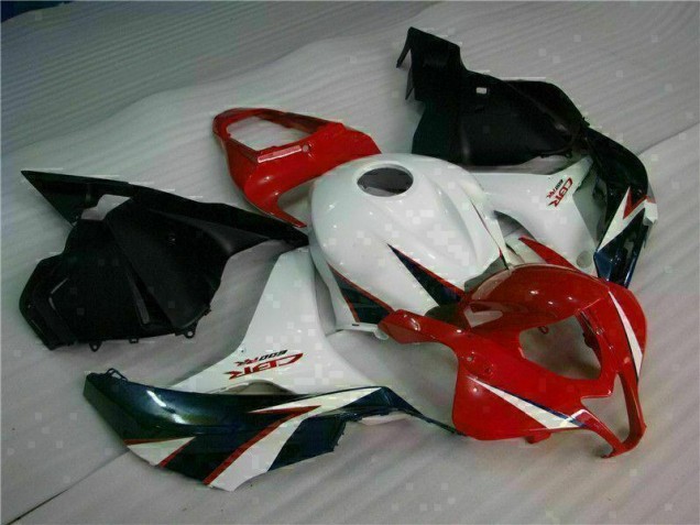 Vermelho Branco Carenagem CBR 600RR 2009-2012 Vermelho Branco Carenagem CBR 600RR 2009-2012