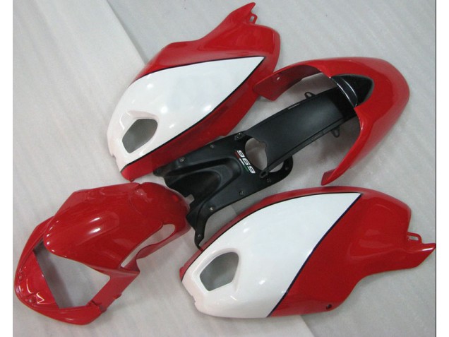 Vermelho Branco Carenagem Ducati Monster 696 2008-2012