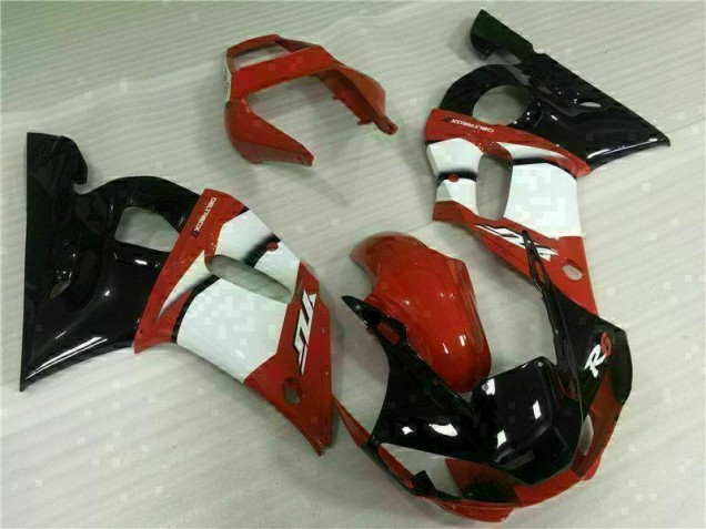 Vermelho Branco Carenagem R6 1998-2002 Vermelho Branco Carenagem R6 1998-2002