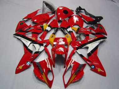 Vermelho Branco Carenagem S1000RR 2009-2014