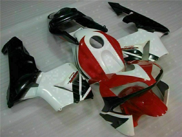 Vermelho Branco Carroçaria CBR 600RR 2003-2004 Vermelho Branco Carroçaria CBR 600RR 2003-2004
