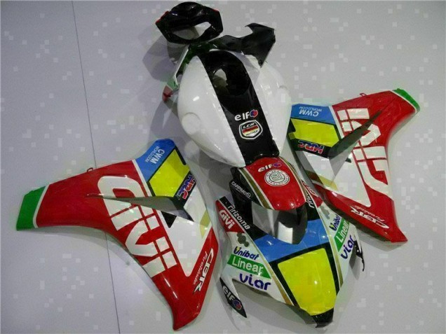 Vermelho Branco Kit Carenagem CBR 1000RR 2008-2011 Vermelho Branco Kit Carenagem CBR 1000RR 2008-2011