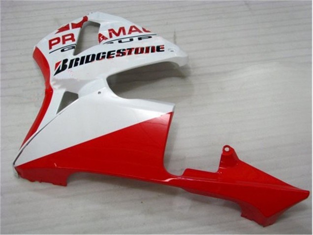 Vermelho Branco Kit Carenagem CBR 600RR 2007-2008 Vermelho Branco Kit Carenagem CBR 600RR 2007-2008