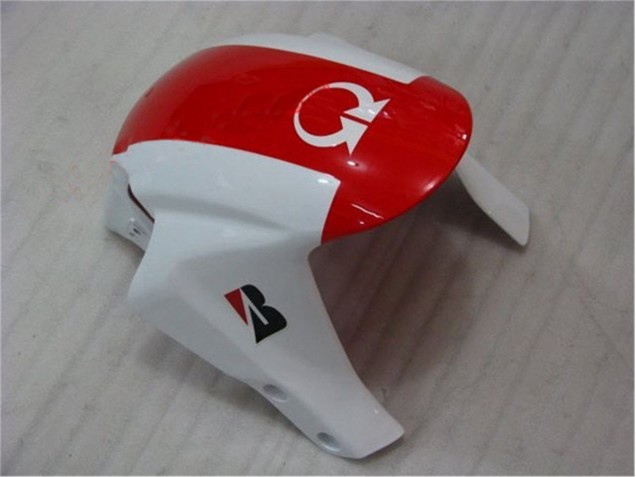 Vermelho Branco Kit Carenagem CBR 600RR 2007-2008 Vermelho Branco Kit Carenagem CBR 600RR 2007-2008