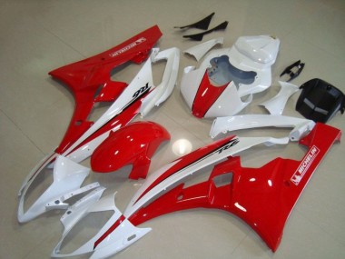 Vermelho Branco Kit Carenagem R6 2006-2007