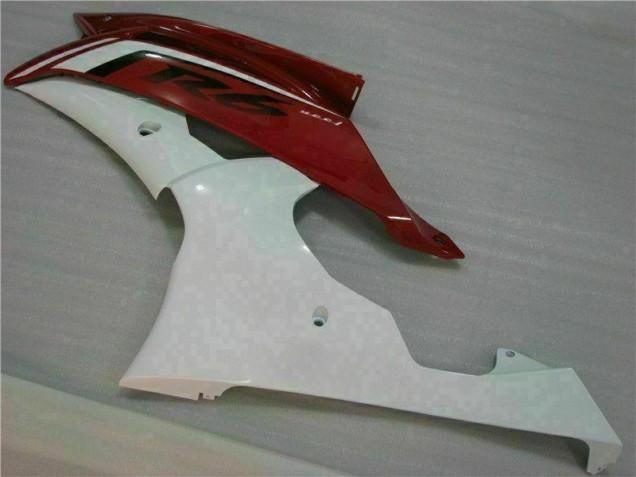Vermelho Branco Kit Carenagem R6 2008-2016 Vermelho Branco Kit Carenagem R6 2008-2016