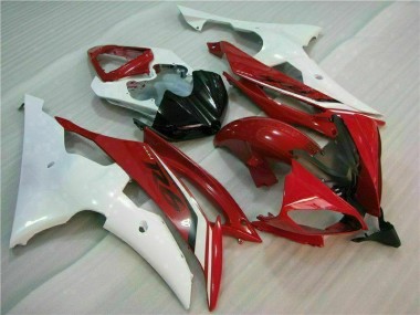 Vermelho Branco Kit Carenagem R6 2008-2016