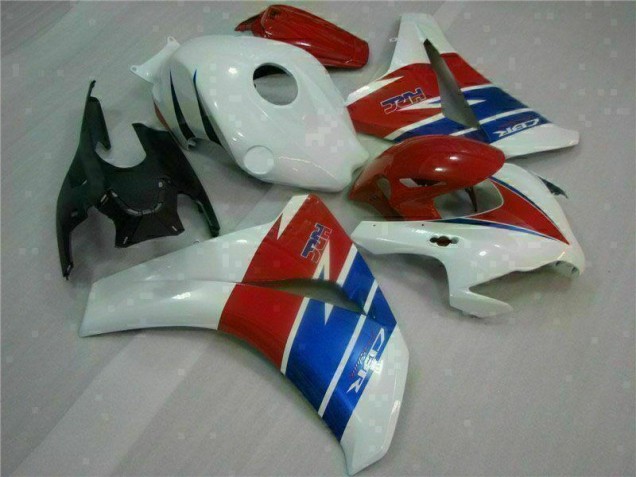 Vermelho Branco Kit Completo Carenagem CBR 1000RR 2008-2011 Vermelho Branco Kit Completo Carenagem CBR 1000RR 2008-2011