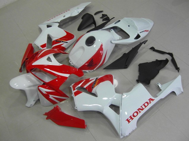 Vermelho Branco Kits Carenagem CBR 600RR 2005-2006 Vermelho Branco Kits Carenagem CBR 600RR 2005-2006