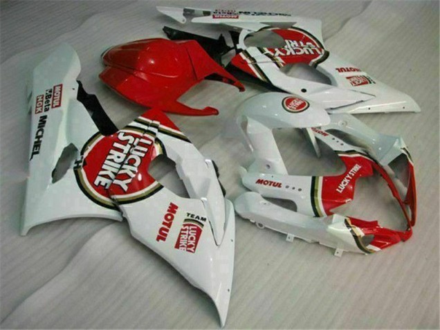 Vermelho Branco Kits Carenagem GSXR 1000 K5 2005-2006 Vermelho Branco Kits Carenagem GSXR 1000 K5 2005-2006