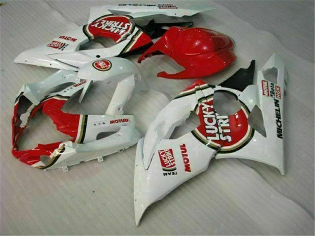 Vermelho Branco Kits Carenagem GSXR 1000 K5 2005-2006 Vermelho Branco Kits Carenagem GSXR 1000 K5 2005-2006