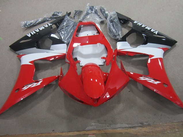 Vermelho Branco Kits Completo Carenagem R6 2003-2005 Vermelho Branco Kits Completo Carenagem R6 2003-2005