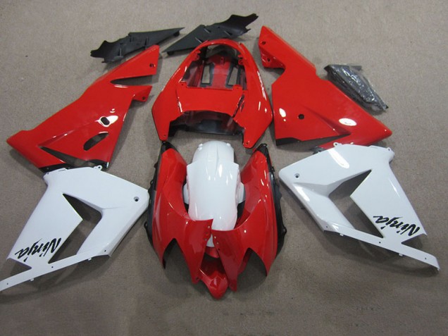 Vermelho Branco Ninja Carenagem ZX10R 2003-2005 Vermelho Branco Ninja Carenagem ZX10R 2003-2005