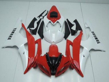 Vermelho & Branco Pérola Carenagem R6 2008-2016