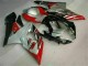 Vermelho Branco Plástico GSXR 1000 K5 2005-2006 Vermelho Branco Plástico GSXR 1000 K5 2005-2006