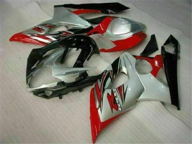 Vermelho Branco Plástico GSXR 1000 K5 2005-2006