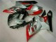 Vermelho Branco Plástico GSXR 1000 K5 2005-2006 Vermelho Branco Plástico GSXR 1000 K5 2005-2006