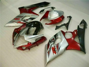 Vermelho Branco Plásticos GSXR 1000 K5 2005-2006