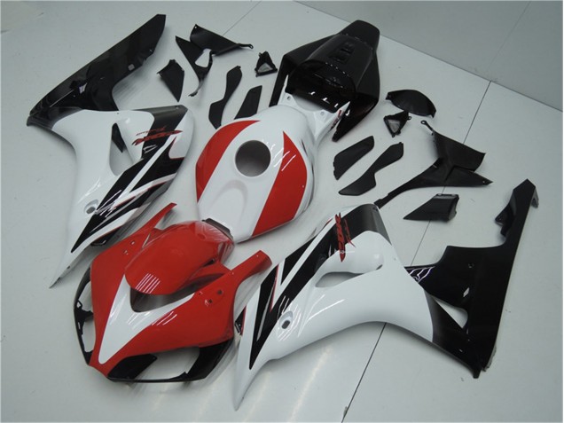Vermelho Branco Preto Abs Kit Carenagem & Plásticos CBR 1000RR 2006-2007 Vermelho Branco Preto Abs Kit Carenagem & Plásticos CBR 1000RR 2006-2007