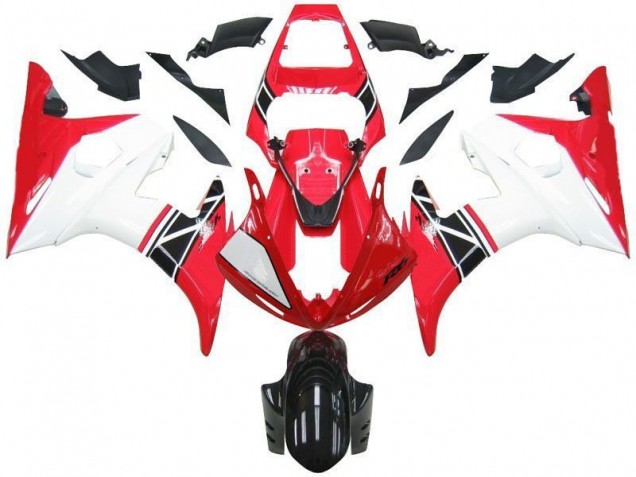 Vermelho Branco Preto Abs Kits Completos Carenagem R6 2003-2005 Vermelho Branco Preto Abs Kits Completos Carenagem R6 2003-2005