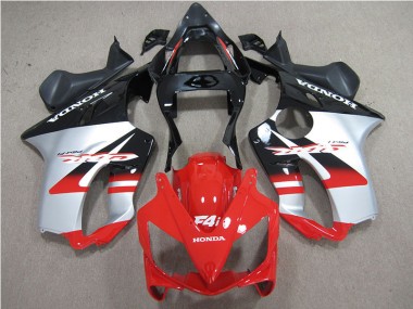 Vermelho Branco Preto Carenagem CBR 600 F4i 2001-2003