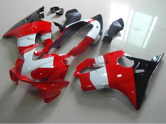 Vermelho Branco Preto Carenagem CBR 600 F4i 2004-2007 Vermelho Branco Preto Carenagem CBR 600 F4i 2004-2007