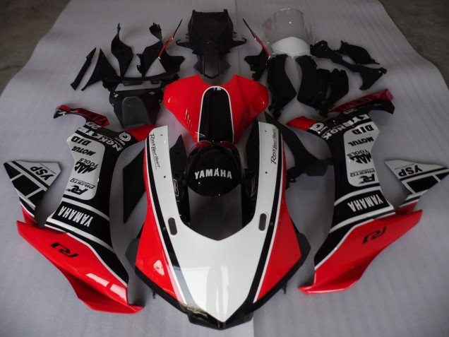 Vermelho Branco Preto Carenagem R3 2015-2022 Vermelho Branco Preto Carenagem R3 2015-2022