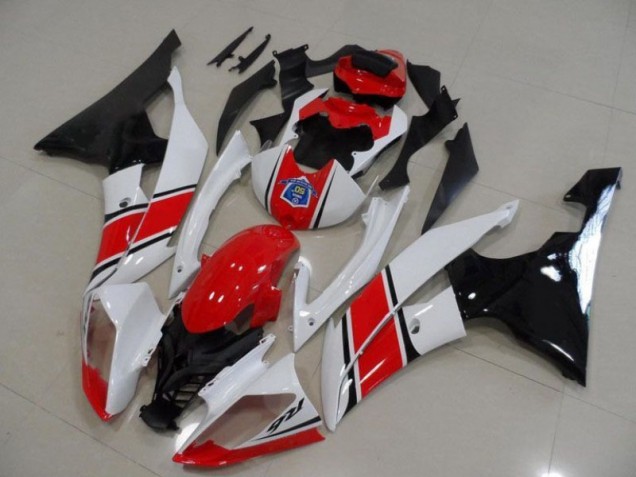 Vermelho Branco Preto Carroçaria R6 2008-2016 Vermelho Branco Preto Carroçaria R6 2008-2016