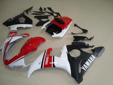 Vermelho Branco Preto Fosco Carenagem R6 2003-2005