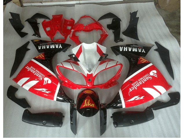 Vermelho Branco & Preto Graphic Carenagem R1 2009-2011