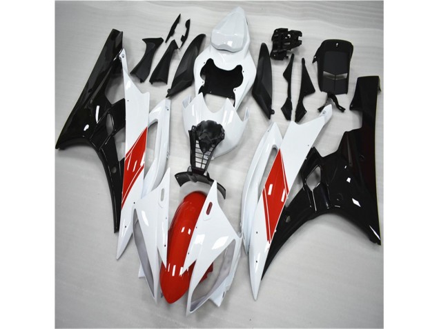 Vermelho Branco Preto Kits Carenagem R6 2006-2007 Vermelho Branco Preto Kits Carenagem R6 2006-2007