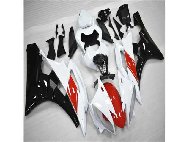 Vermelho Branco Preto Kits Carenagem R6 2006-2007 Vermelho Branco Preto Kits Carenagem R6 2006-2007