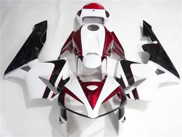 Vermelho Branco Preto Kits Completo Carenagem CBR 600RR 2005-2006