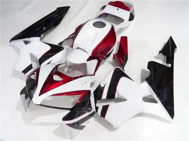 Vermelho Branco Preto Kits Completo Carenagem CBR 600RR 2005-2006