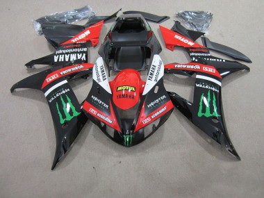 Vermelho Branco Preto Motul Carenagem R1 2004-2006