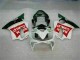Vermelho Branco Preto San Carlo Carenagem CBR 600 F4i 2001-2003 Vermelho Branco Preto San Carlo Carenagem CBR 600 F4i 2001-2003