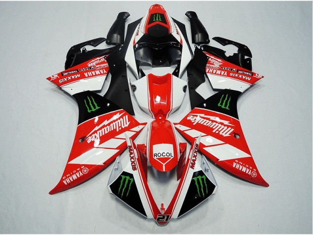 Vermelho Branco Rocol Carenagem R1 2012-2014