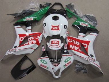 Vermelho Branco San Carlo Carenagem CBR 600RR 2007-2008