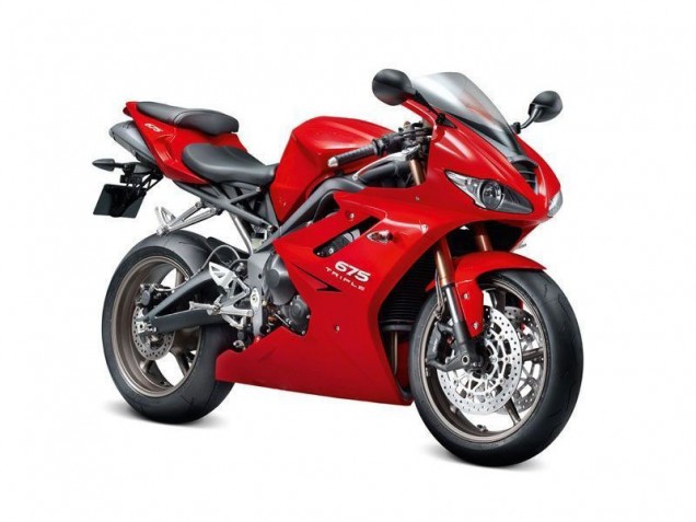 Vermelho Carenagem Daytona 675 Triple 2009-2012 Vermelho Carenagem Daytona 675 Triple 2009-2012