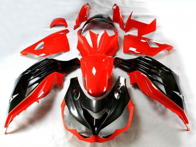 Vermelho Carenagem ZX14R ZZR 1400 2012-2021 Vermelho Carenagem ZX14R ZZR 1400 2012-2021