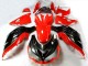 Vermelho Carenagem ZX14R ZZR 1400 2012-2021 Vermelho Carenagem ZX14R ZZR 1400 2012-2021