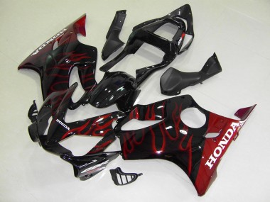 Vermelho Chama Abs Plásticos CBR 600 F4i 2001-2003